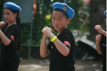 我们的教育是大人享受竞争的快乐，而孩子变成工具。广州市黄埔青少年维和军旅夏令营与您分享！